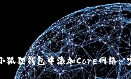 如何在小狐狸钱包中添加Core网络: 完整指南