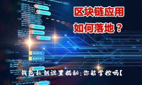 钱包私钥设置揭秘:你能掌控吗?